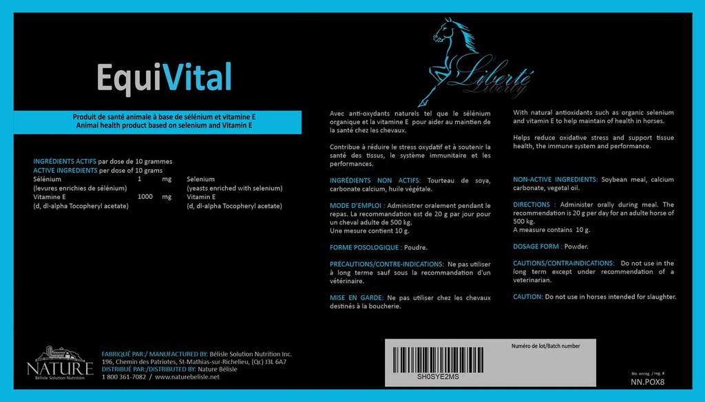 EQUIVITAL LIBERTE 2KG