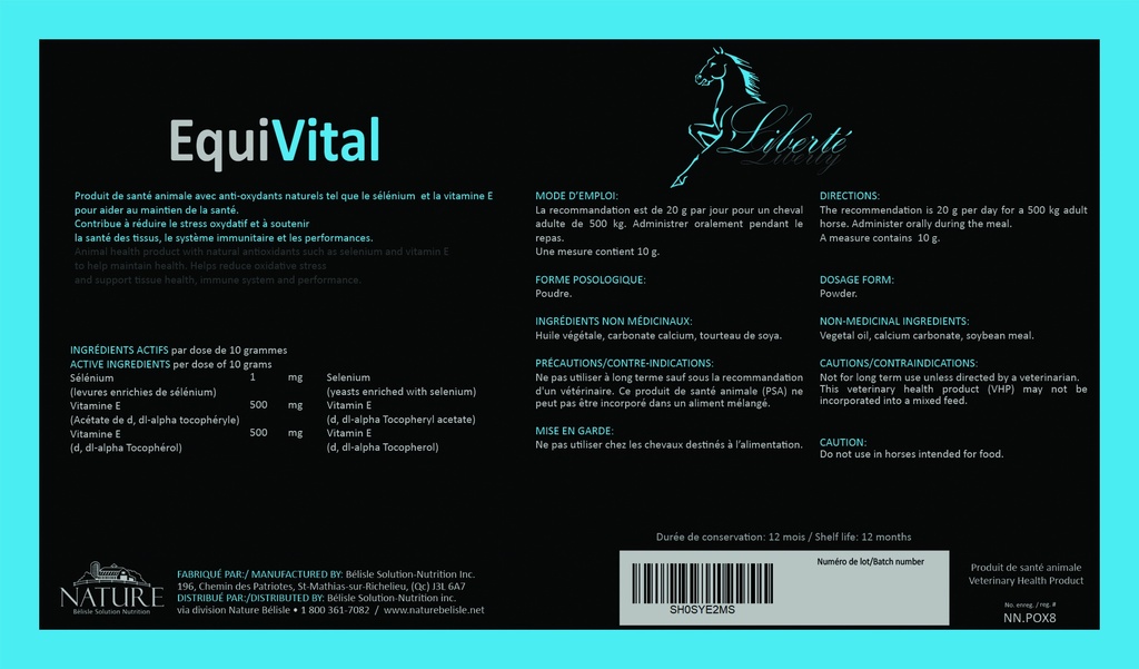 EQUIVITAL LIBERTE 2KG
