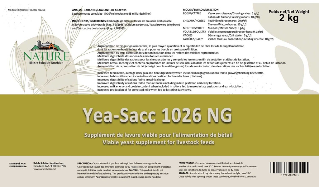 YEA-SACC 1026 NG 2KG