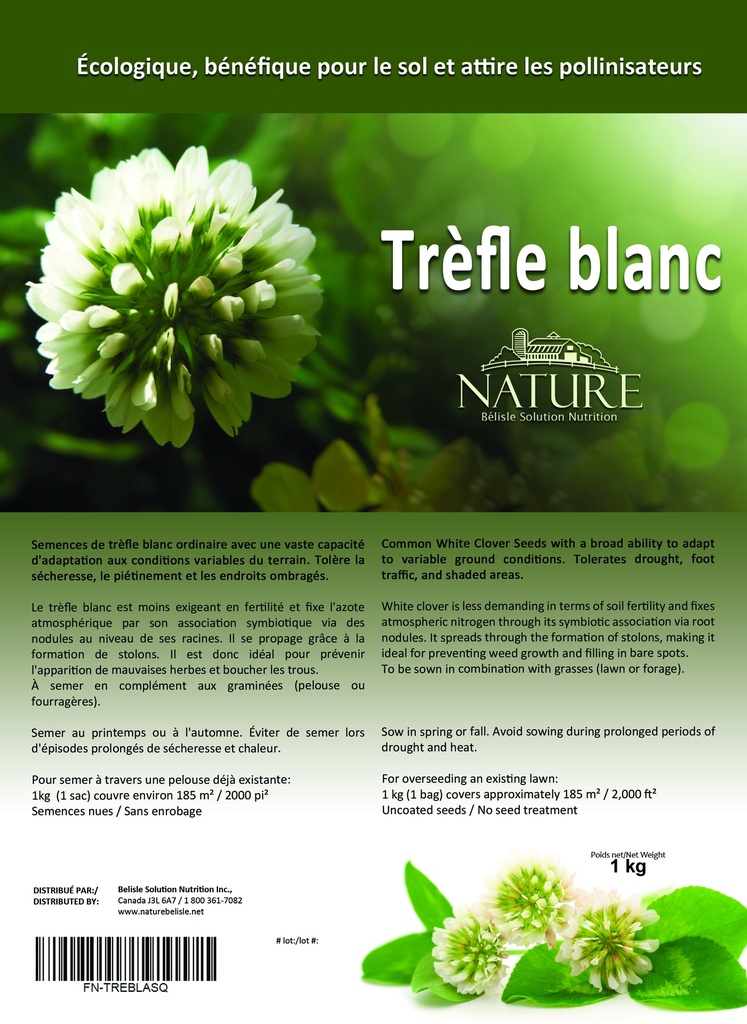 TREFLE BLANC/WHITE CLOVER ORD/COM NO.1 (1kg)