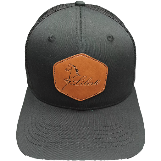 [TCASQCUIR] CASQUETTE LIBERTÉ FILET / BRODERIE SUR CUIR